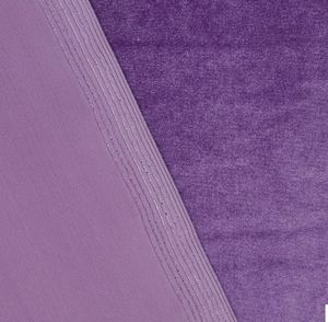Tissu en velours extensible de haute qualité, polyester et élasthanne, velours coréen, tissu tricoté doux pour vêtements, robes, canapés, rideaux - Product Image 2