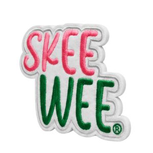 Patch en tissu chenille rose et vert avec lettres, brodé, magnétique, pour vêtements, badges décoratifs, appliques pour vestes, sweats à capuche, chemises, mode - Product Image 3