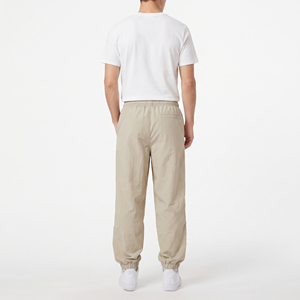 Men Oversize Wind Breaker Sweat <b>Pant</b> Mid Drawstring Waist Side Pocket Wide Leg <b>Pant</b> Waterproof <b>Spandex</b>/Polyester High Street - Product Image 2