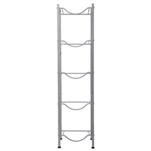 Portabottiglie da cucina a 5 livelli in acciaio inox resistente - Product Image 6