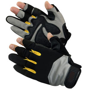 ถุงมือครึ่งนิ้วสำหรับช่างยนต์ ถุงมือกีฬาคุณภาพสูงสำหรับปั่นจักรยาน ฟิตเนสกลางแจ้ง และความปลอดภัย - Product Image 1