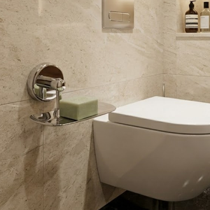 Modern Stainless Steel Wall Mount Soap Holder 21x12.5 Rustproof Bathroom Soap <b>Tray</b> with Drainage Design <b>Shower</b> Soap dish storage - Product Image 3