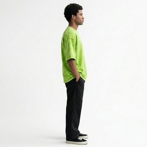 Camiseta Oversize de Estilo Urbano, Vintage, Lavado Ácido, para Hombre, con Estampado DTG, Diseño Gráfico Personalizado - Product Image 2
