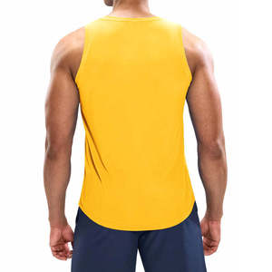 Workout Fitness Tank Tops <b>Men</b> Gym <b>Singlet</b> Muscle Fit Shirt Custom Breathable Tie-Dyed Heat-Transfer Printed - Product Image 6
