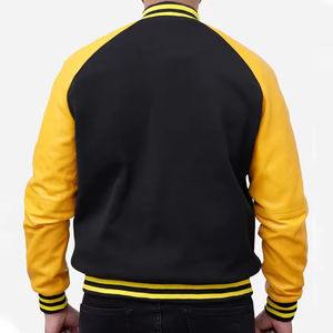 Blousons universitaires en gros, vestes de baseball super respirantes, coupe-vent personnalisés, blousons universitaires pour homme, manteaux grandes tailles - Product Image 5