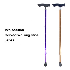 ไม้เท้าอลูมิเนียมอัลลอยด์คุณภาพสูงดีไซน์แบบยืดหดได้ปรับความสูงได้ (68-88ซม.) น้ำหนักเบาทนทาน - Product Image 6