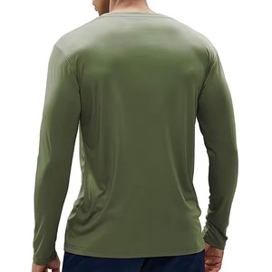 Maillots de pêche personnalisés à manches longues imprimés par sublimation pour hommes, protection solaire UPF50 en polyester, anti-UV, grandes tailles, t-shirts personnalisés - Product Image 3