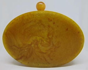 Sac à main en résine époxy artisanal, style moderne, imperméable, fermeture magnétique, motif pierre, personnalisable, pour usage quotidien et en soirée - Product Image 3