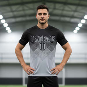 เสื้อฟุตบอลชายแบบสั้นสีเหลือง/เขียวพิมพ์ลายแบบระบายอากาศได้ดี ทรงปกติ ผลิตตามสั่ง ทำจากโพลีเอสเตอร์ 100% - Product Image 6