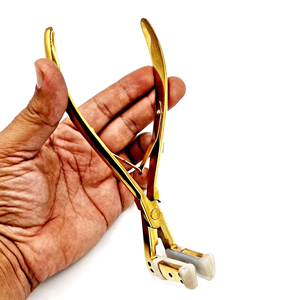 Pince à extensions de cheveux professionnelle en acier inoxydable - Outil durable et écologique pour les salons de beauté et les professionnels - Product Image 6