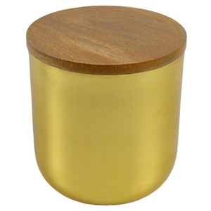 Fully Rounded Metal Wax <b>Jar</b> Best for Home <b>Decorative</b> Design Candle <b>Jar</b> With Silver Colored Finishing Design Wax Container - Product Image 2
