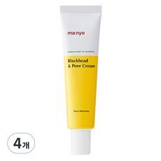 Crema per Pori e Punti Neri di Manyo Factory, Sconto Speciale, 4 Confezioni da 30ml, Senza Parabeni, a Base di Acido Salicilico per Pelle Grassa, Cura del Viso - Product Image 1