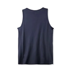 Camiseta sin mangas de verano para hombre con logo personalizado, transpirable, estampada en serigrafía, para correr, deportiva, informal, antiestática, estilo urbano, tejido de punto. - Product Image 4