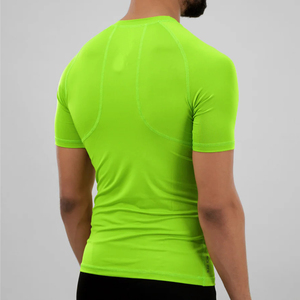 Camiseta de Compresión para Hombre, Venta Caliente, Personalizable, Ecológica, Transpirable, de Alta Calidad, Servicio OEM - Product Image 4