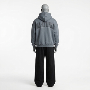 Conjunto deportivo para hombre, sudadera verde con capucha, pantalones deportivos, conjunto de dos piezas con bloques de color, sudadera con cremallera completa, pantalones de pierna ancha, conjunto informal. - Product Image 4