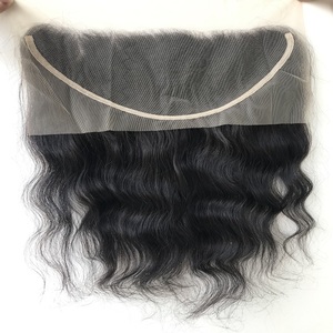 Fournisseur Professionnel de Cheveux Humains Vierges Indiens Non Transformés, Extensions de Cheveux Humains Vierges avec Frontale en Dentelle HD 13x6, à Prix Bas - Product Image 1