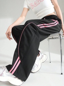 New Style Women's Plus Size <b>Cargo</b> Pants Polyester/Cotton Anti-Wrinkle Quick Dry Breathable Drawstring Waist Casual Pants - Product Image 5