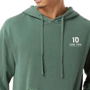 เสื้อฮู้ดแบบสวม Unisex น้ำหนักปานกลาง ย้อมสีแบบ Pigment ผ้าฝ้ายผสมเนื้อนุ่ม สไตล์ลำลอง ลุควินเทจ ให้ความสบายในทุกๆ วัน - Product Image 3