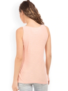 เสื้อกล้ามถักทรงสปอร์ตสำหรับผู้หญิง คอกลม ใส่สบาย ระบายอากาศได้ดี ไม่มีแขน ความยาวปกติ ผลิตจากโพลีเอสเตอร์/คอตตอน - Product Image 6