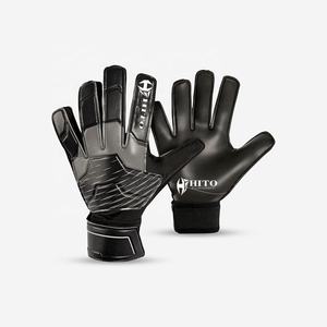 Gants de gardien de but professionnels en silicone injecté sur le dos et contact en Lycra sur la paume, avec sangle intégrée – Qualité supérieure – Offre spéciale - Product Image 1