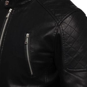 Men's Premium <b>Leather</b> <b>Jacket</b> with Modern Fashion Design Comfortable Wearing Experience Wind Resistant Style and <b>Long</b> Lasting - Product Image 6