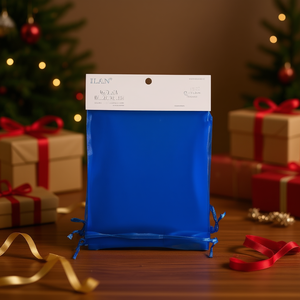 Sacchetti Regalo in Organza Ilan 17x23 Cm Blu 3 Pezzi per Regali - Product Image 3