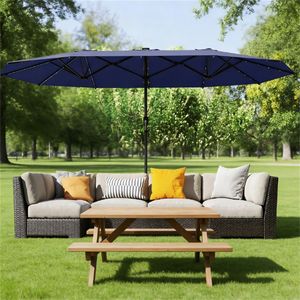 Sombrilla de Jardín Solar Azul Marino para Terraza y Protección Solar, Duradera, con Protección UV, Resistente a la Intemperie - Product Image 1