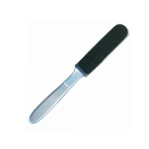 Limas para pies de alta calidad, de acero inoxidable de grado quirúrgico, limas para pies de spa, herramientas duraderas de papel de lija para el cuidado de los pies, limas para pies OEM ODM - Product Image 6