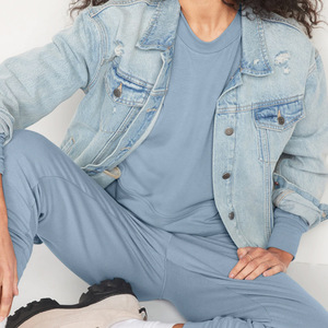 สเวตเตอร์ผ้าฝ้ายน้ำหนักเบาสำหรับผู้หญิงเสื้อสเวตเตอร์คอกลมออกแบบโลโก้ได้ตามต้องการดีไซน์ล่าสุด - Product Image 5