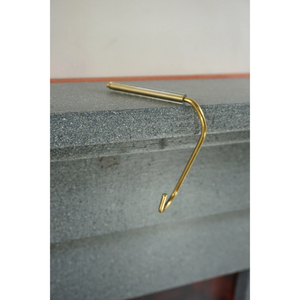 Antique Design Brass Hanger Medium Size Brass Plating Luxury Style <b>Stocking</b> <b>Holder</b> Christmas Decoration Handmade Bulk Bathroom - Product Image 1
