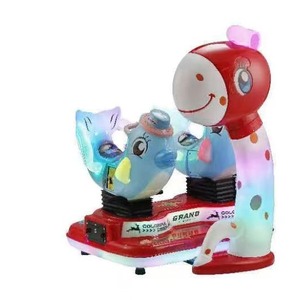 High Quality <b>Kids</b> Coin Operated Mini Ride On Colourful Fish 2 PL MP5 Indoor Mall Fun for Amusement and Malls for Export Price - Product Image 1
