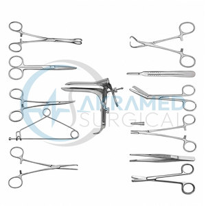 Juego de Instrumentos Quirúrgicos de Alta Calidad para Episiotomía Ginecológica, 20 Piezas, Acero Inoxidable, Aprobado por la CE, Kit Quirúrgico Reutilizable - Product Image 5