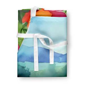 Iowa ผ้ากันเปื้อนสีน้ำหลากสีขนาดใหญ่หลากสีสำหรับผู้ใหญ่การทำอาหารงานฝีมือการอบการทำสวนสำหรับชายและหญิง - Product Image 3