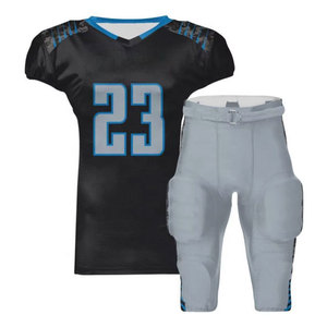Uniforme de Fútbol Americano de Último Estilo, Personalizable, 100% Poliéster, Transpirable, de Secado Rápido, Antibacteriano, Calidad Premium - Product Image 2