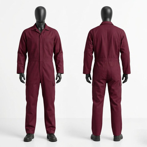 Overol de Trabajo Reflectante Verde para Hombre, Ropa de Trabajo de Algodón de Alta Visibilidad, Secado Rápido, Certificado CE, Logotipo en Relieve, Uniforme - Product Image 1