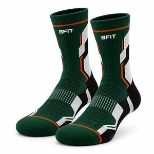 Custom Athletic Crew Sports <b>Socks</b> Premium Breathable Cushioned Sole Personalized Logo <b>Wool</b>/Nylon Material Eco-Friendly - Product Image 2