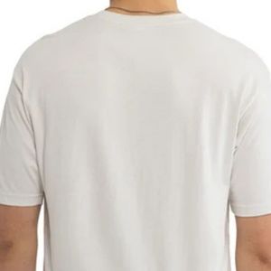 <b>White</b> Mens Plain Crew Neck Short Sleeve T Shirt Soft Cotton Casual Oversized Tee Breathable Summer Streetwear Custom Wholesale - Product Image 4