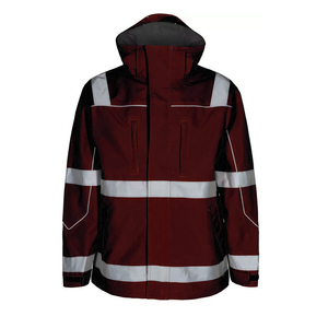 Chaqueta de Trabajo de Alta Visibilidad Reflectante para Hombre con Capucha y Material de Poliéster - Product Image 5
