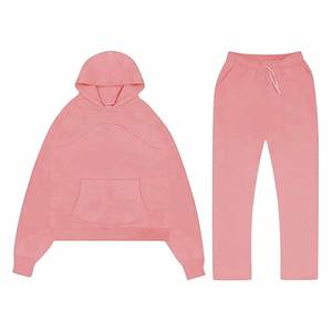 Sudaderas y pantalones casuales personalizados de estilo urbano, conjuntos deportivos holgados de gran tamaño. - Product Image 5