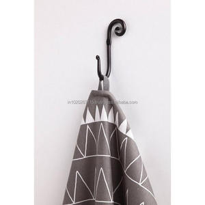 Ganchos decorativos de pared de Metal de estilo vintage para colgar abrigos llaves bolsos toallas sombreros con detalles de hierro artesanales rústicos - Product Image 5