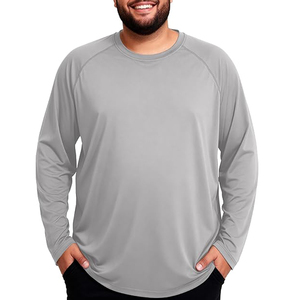 T-shirt à manches longues personnalisé pour hommes, coupe ajustée, pour le sport, la gym et le quotidien - Product Image 2