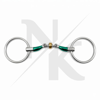 Fournisseur d'équipement équestre de qualité supérieure en acier inoxydable, mors à cheval Kimber Wick confortable et personnalisable avec embout en cuivre pour chevaux