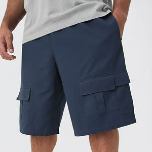 Pantalones cortos tipo cargo Urban Flex de secado rápido para hombre, transpirables, hasta la rodilla, estilo hip hop - Product Image 4