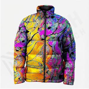 Prix de gros Veste matelassée d'extérieur décontractée légère et imperméable pour la saison d'hiver Vestes matelassées personnalisées Mode masculine - Product Image 2