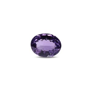 Loose Oval Cut Amethyst Gemstone 5.65 Carat for Fine Jewelry - Product Image 1