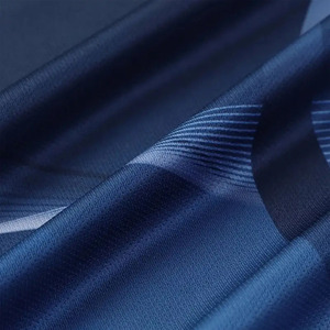 Conjunto de Camiseta de Fútbol Sublimada con Degradado Azul Marino para Hombre, Manga Corta, Absorbe la Humedad, Ajuste Atlético, Uniforme de Fútbol - Product Image 5