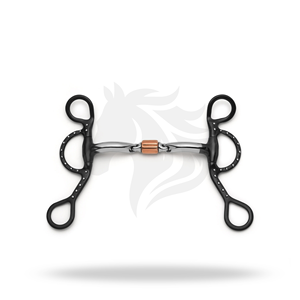 Bocado de críquet argentino de 3 piezas para caballo, equipo de equitación - Product Image 1