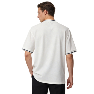 Camisetas Unisex de Alta Calidad 2026, 100% Algodón Orgánico, 220 Gramos, Corte Holgado, Estilo Casual, Tejido de Punto, Diseño Sólido con Patrón de Plumas - Product Image 6