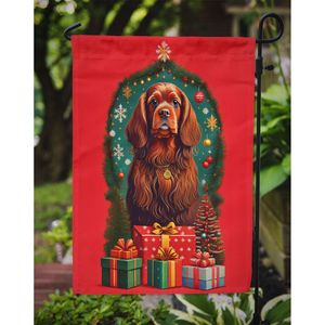 Épagneul Sussex multicolore Drapeau de jardin de Noël Drapeau décoratif de boîte aux lettres pour patio Illustration de cour Bannière pour parterres de fleurs - Product Image 3