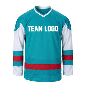 Nuevo Diseño, Venta Directa de Fábrica, Jersey de Hockey sobre Hielo Profesional Personalizado 100% Poliéster, Nombre del Equipo Impreso, Antibacteriano - Product Image 2